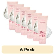 (6 pack) The Face Shop Rice Water Bright Foaming Cleanser 150ml | Vegan| Brightening | Rice Water | Hydrating | Rice Bran Oil | K-Beauty