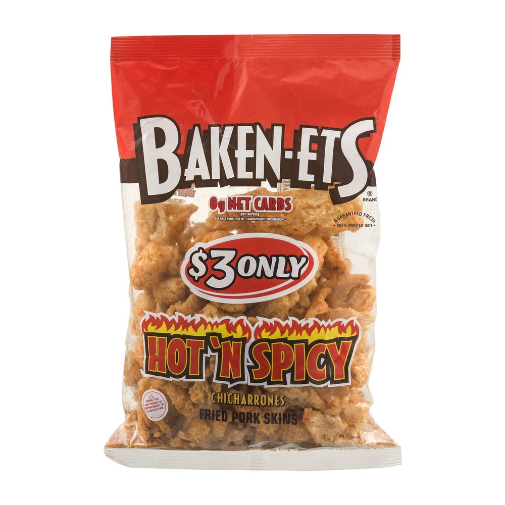Fried Pork Skins Hot 'N Spicy, 5.5 OZ