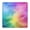 Rainbow Tie Dye, variant on Colorful Tie Dye Burst Flower Pattern Square Fitted Tablecloth with Elastic Edge,Square Table Cover,Washable Elastic Table Cover for Home Kitchen Party Decor 34"x34"