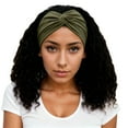 thumbnail image 3 of Lunxisen 3 Pcs Turban Headbands for Women Wide Vintage Head Wraps Knotted Cute Hair Band Accessories, 3 of 9