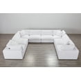 thumbnail image 2 of Roundhill Furniture Rivas Contemporary 8-Piece U-Sectional Sofa - Graphite, 2 of 9