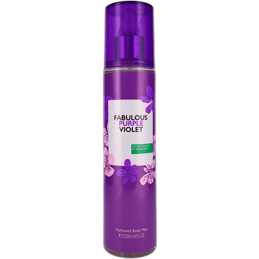 Fabulous Purple Violet By Benetton For Women Body Mist Spray 8oz