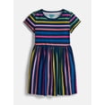 thumbnail image 2 of Wonder Nation Little Girls and Big Girls Play Dress with Short Sleeves, 2 Pack, Sizes XS-XXL, 2 of 3