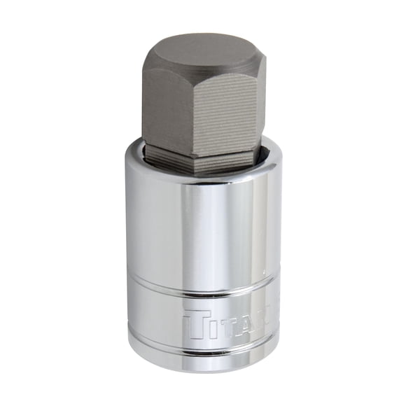 Disco duro Socket Bit Titan 15620 de 1/2 pulgada x 20 mm hexagonal