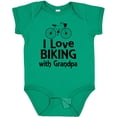 thumbnail image 3 of Inktastic I Love Biking with Grandpa Boys or Girls Baby Bodysuit, 3 of 5