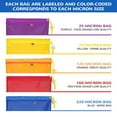 thumbnail image 4 of 1 Gallon Reusable Filter Bags Set - Drawstring Cloth Straining Bags for Seeds Brewing, Ventilated Mesh with Storage Pouch, 4 Sizes, 4 of 9