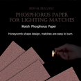 thumbnail image 3 of 14PCS Match Striker Paper Self-adhesive Phosphorus Diy Manual Match Eraser Leather Flower Phosphorus Paper, 3 of 5