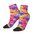 thumbnail image 2 of Bingfone Magic Mushrooms Design Patterned Men'S Women'S Casual Cotton Socks, 2 of 9