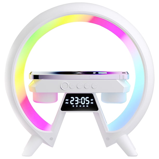 Lámpara de carga FLhrweasw Escritorio con altavoz inalámbrico compatible con Bluetooth G6