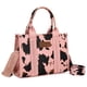 thumbnail image 1 of Montana West × Wrangler Bolso de mano para mujer con estampado de vaca occidental, bolsos de diseñador con asa superior, 1 of 5