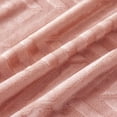 thumbnail image 3 of Exclusivo Mezcla Fleece Lightweight Throw Blanket(50"x60"), Brushed Chevron Design Fluffy Plush Cozy Blanket for All Seasons, Pink, 3 of 7