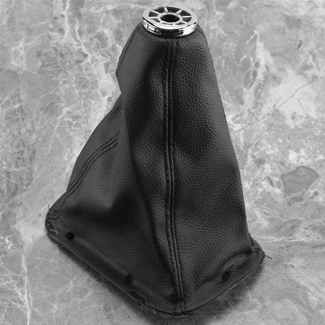 5 Speed Car PU Leather Gear Shift Knob Shifting Gear Cover Shift Gear Boot For Toyota Avensis T25 MK2 II 2003-2009