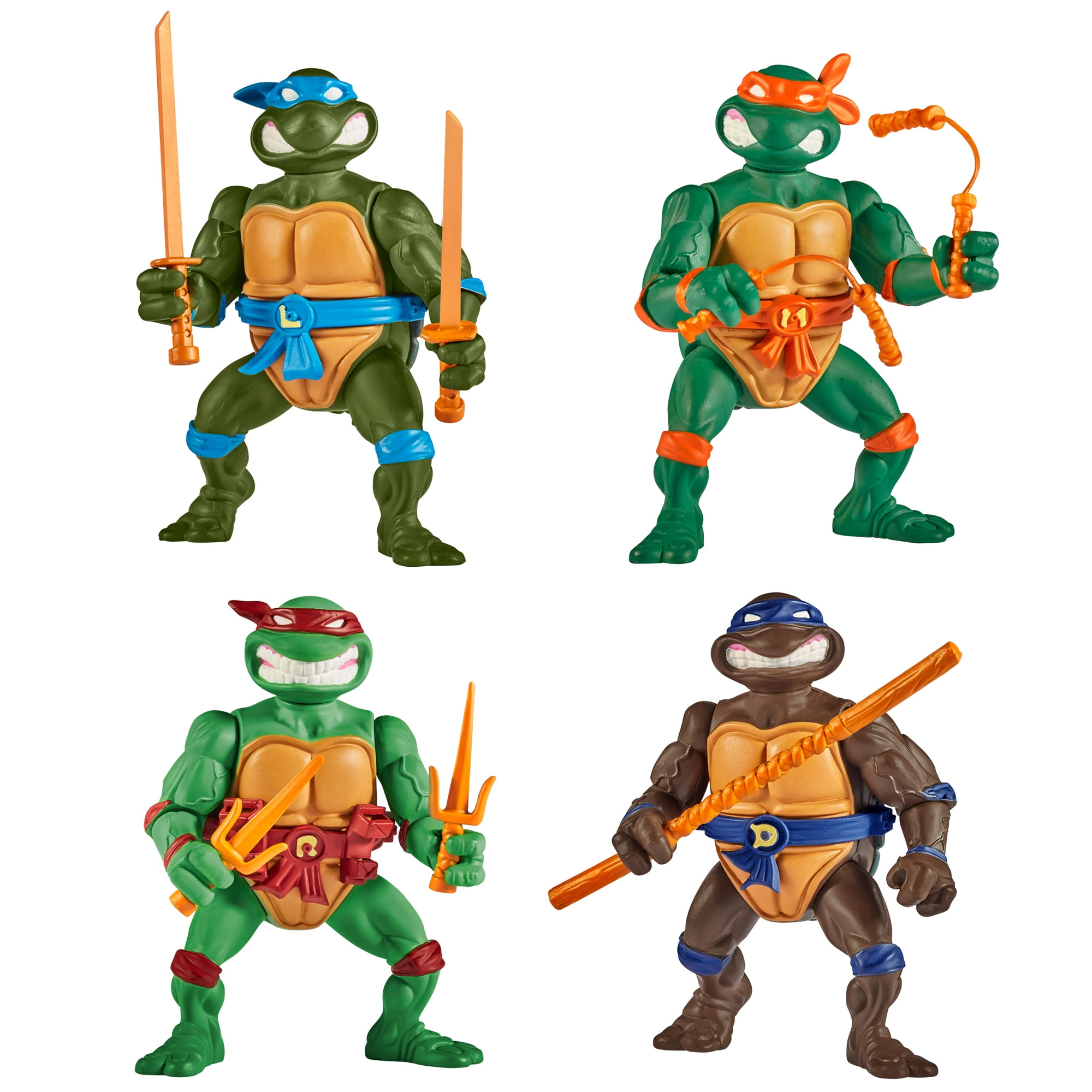 Teenage Mutant Ninja Turtles Classic 4" Turtles 4Pack Figure Bundle