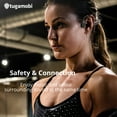 thumbnail image 5 of tugamobi SA04 Wireless On-Ear Bone Conduction Headphones with Free 5W Adapter, Beige, 5 of 10