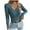 Blue, variant on Lenpel Women's Lightweight Sweaters Trendy Long Sleeve Scalloped V Neck Slim Knit Pullover Tops Ribbed Casual Sweaters(White,X-Large)