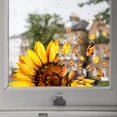 thumbnail image 1 of Pegatinas de pared con diseño de mariposa y girasol, póster de pared, mural de tamaño pequeño, calcomanías decorativas para vidrio, calcomanías para, 1 of 9