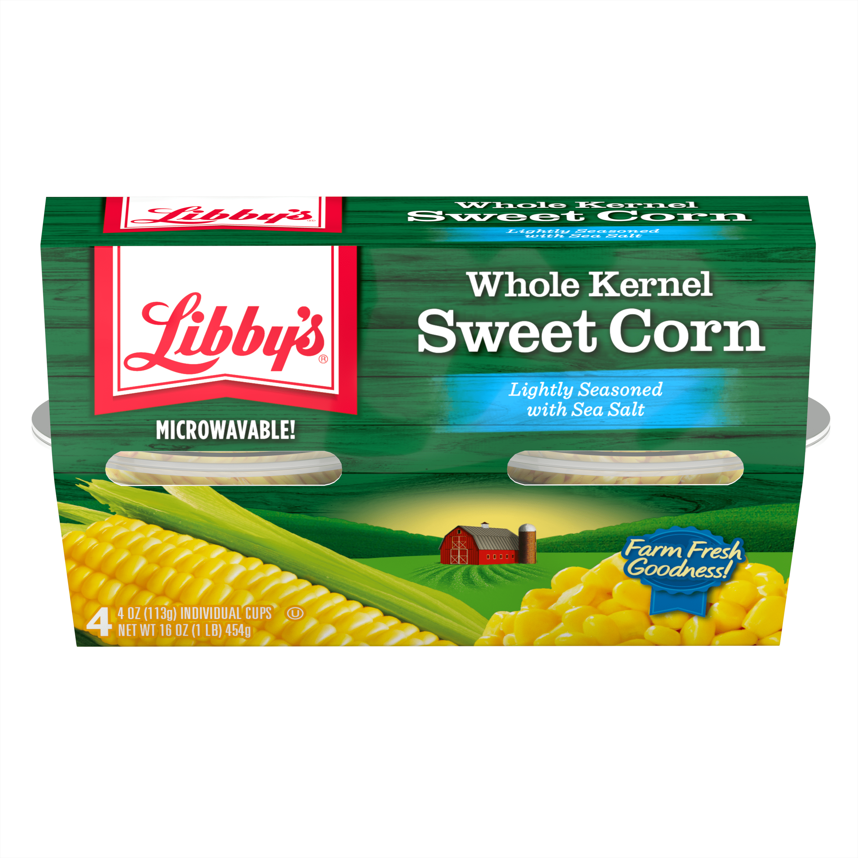 (4 Count) Libby's Canned Whole Kernel Sweet Corn, 4 oz