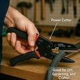 thumbnail image 3 of Heavy Duty 3-in-1 Power Multi Tool - Utility Scissors, Pliers & Wire Cutter w/ Carbon Steel Blades, 3 of 8