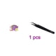 thumbnail image 1 of Película de bronceado de vinilo de transferencia térmica película de ropa + pinzas de pestañas pinzas de precisión de acero inoxidable con mandril para pinzas de cejas de vello facial Inevent CE000480-03×1+HA006715-10B×1, 1 of 6