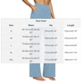 thumbnail image 3 of VBVC Women's High Waist Cotton-Linen Capri Pants,Wide Leg Cropped Trousers For Women,Ladies Summer Lightweight Beach Lounge Sweatpants with Pockets,Light Blue,S-2XL, 3 of 8