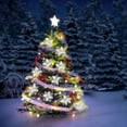 thumbnail image 4 of Fake Flowers 10pcs PE PE+ Gold Onion Powder 9CM More Color 10 Pcs Christmas Tree Wreath, 4 of 13