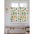 thumbnail image 2 of Cartoon Dinosaurs Living Room Curtains 2 Panel, Funny Dino Cute Boys Girls Children Cafe Window Treatment, Farmhouse Bedroom Bathroom Kitchen Curtains Drapes 104"x45", 2 of 6