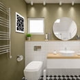 thumbnail image 5 of 1 pc Acrylic Air Vent Cover for Wall or Ceiling Square with Wave Pattern Mixed Shapes 200x200mm, 5 of 6