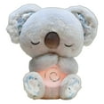 thumbnail image 2 of Soft Light & Sound Breathable Bear Plush Toy for Calming Dolls, Cozy Huggable Design, 2 of 5