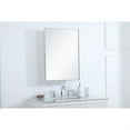thumbnail image 3 of Metal mirror medicine cabinet 20 inch x 28 inch in Silver, 3 of 5