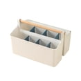 thumbnail image 2 of Caja de almacenamiento de papelería jinwen Organizador de escritorio Azul, 2 of 4