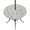 Gray, variant on Round Outdoor Tablecloth with Umbrella Hole and Zipper, Farmhouse Flower Tablecloth with Elastic Waterproof, Botanical Vintage Grey Leaf Plant Patio Table Covers for 36" - 44" Picnic Pool Tables