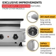 thumbnail image 4 of ALDKitchen Belgian Waffle Maker Thick | Press Type | Professional Use | Stainless Steel | Nonstick | 110V (6 Waffle on a Stick), 4 of 9