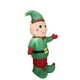 thumbnail image 4 of Duende inflable LED emisor de luz modelo inflable navideño de 1,5 m-estándar de EE. UU., 4 of 14