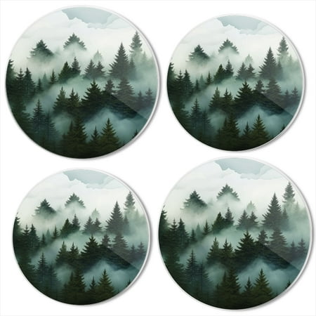 

Bahomeck Electric Stove Burner Covers Set Of 4 Mystical Forest With Misty Mountains In The Background Metal Gas Stove Burner Covers Protecting Gas Stoves 8 Inch And 10 Inch