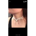 thumbnail image 3 of HOOUN Women's Fashion Jewelry White Pendant Lace Choker Wedding, 3 of 8