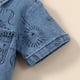 thumbnail image 3 of Gibobby Mamelucos para bebe niño Boys Summer Climbing Gear Lapel Animal Pattern Baby Onesie Summer Gear para edades de 0 a 18 meses(Azul, 9-12Meses), 3 of 5