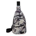 thumbnail image 2 of Mochila tipo bandolera EVANCARY Small para hombre y mujer de nailon rosa, 2 of 9