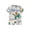 0-White173, variant on Hienoo Boy'S Short Sleeve Rashguard One-Piece Swimsuit Summer Beach Swimwear, Sizes 0-3T