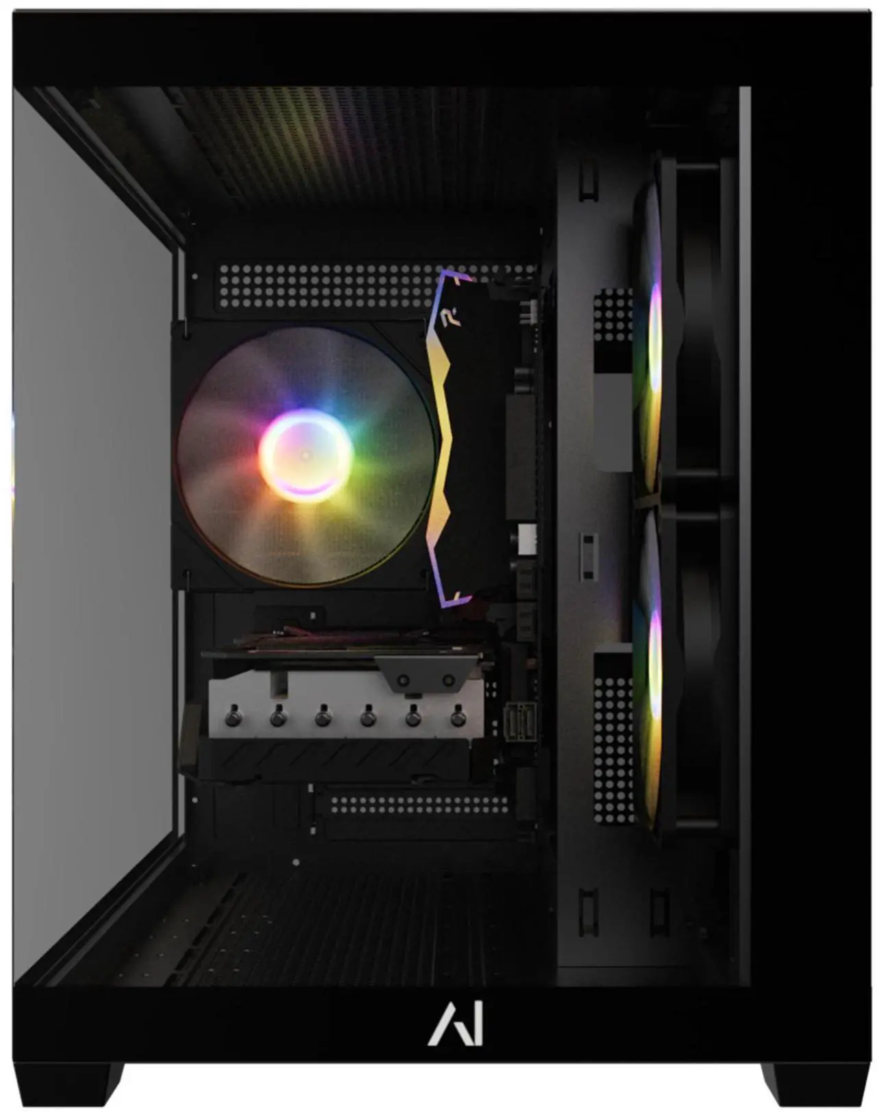 Andromeda Insights AMD Spectra Gaming PC - RX 9070 XT 16GB | Ryzen 5 9600X (5.4 GHz Turbo Boost) | 16GB DDR5 6000MHz | 1TB Gen4 SSD | 850W Gold | ARGB | Wi-Fi + BT | Win 11