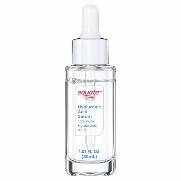 Equate Hyaluronic Acid Face Serum, 1.01 fl oz