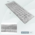 thumbnail image 6 of LYYHTY Camping Cot Mattress, Sleeping Cot Pad with Soft and Breathable Crystal Velvet, 75” x 27.5” Lightweight Comfortable Camping Cot Pad for Outdoor Hiking Vacation Traveling,Gray, 6 of 6