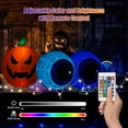 thumbnail image 4 of Tignapoo Inflatable Halloween Eyeball Decor with RGB LED Lights, 16 Colors, 4 Dynamic Modes, Remote Control, Waterproof IP68, Perfect for Indoor/Outdoor Use, 4 of 6