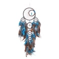 thumbnail image 1 of Dream Catcher Decoración de pared para dormitorio Moon Dream Catcher Azul turquesa Decoración de acción de gracias Namotu ZSQ082, 1 of 7