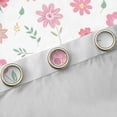 thumbnail image 4 of Manfei Cute Daisy Curtains Pack of 2 (42x84 Each),Kawaii Flower Curtains Blackout,Pink Floral Blossom Bedroom Curtains For Gitls Teens,Breathable Home Decor, 4 of 6