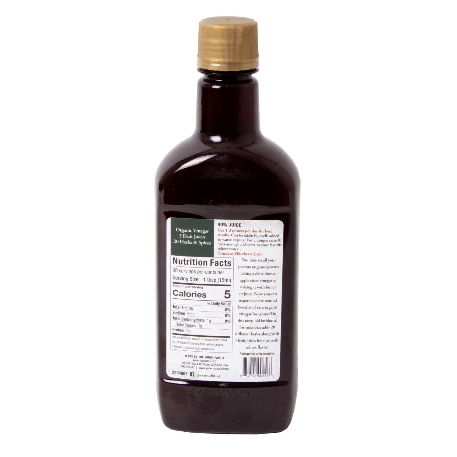 Yoders Good Health Recipe Apple Cider Vinegar Liquid Complex 25 oz