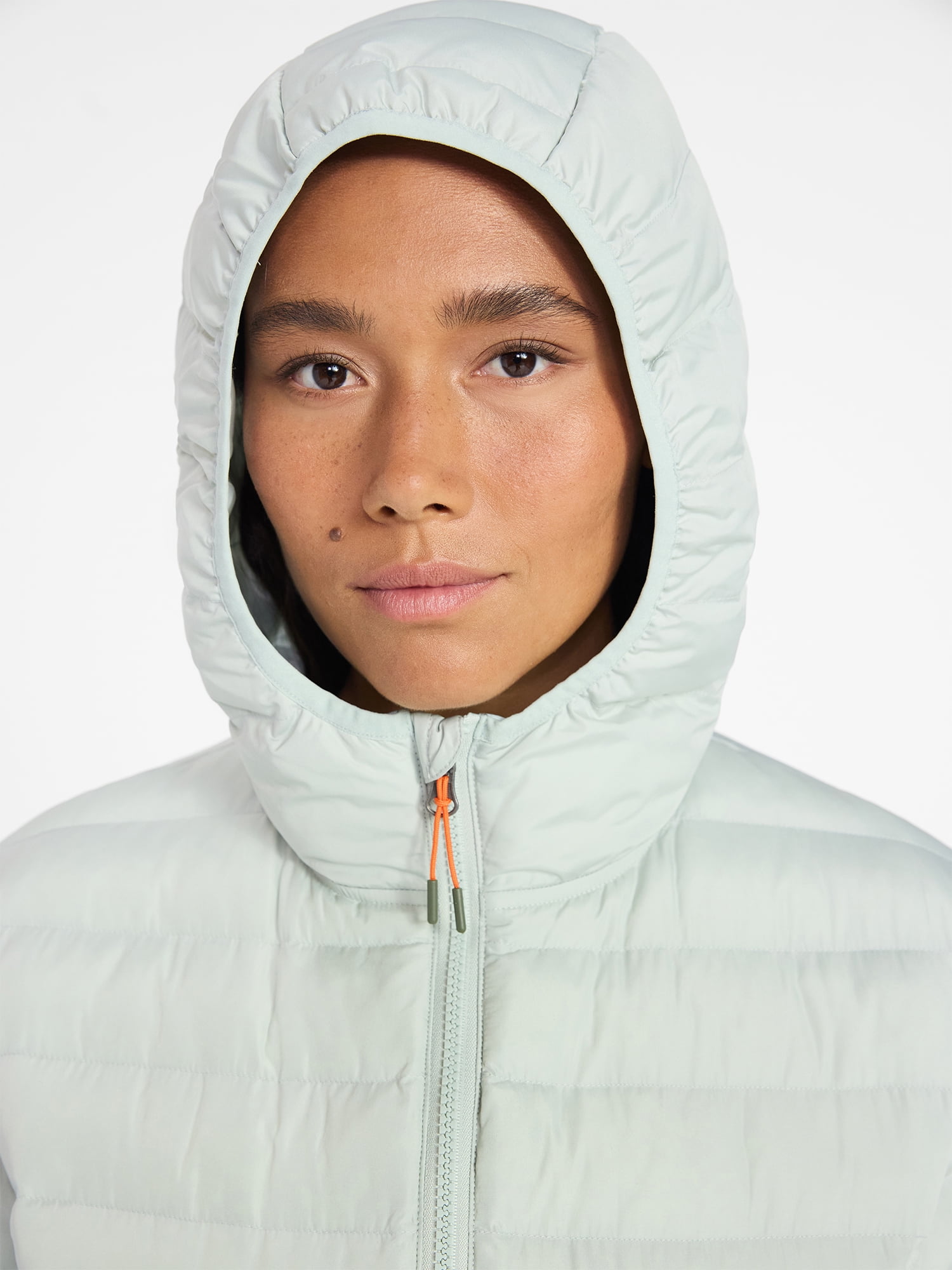 Ozark Trail Women's and Women's Plus Size Core Puffer Jacket with Hood, Sizes XS-3X