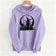 thumbnail image 4 of DIOAZUD Women's Halloween Sweatshirts Plus Size Witch Print Pullover Hoodies Soft Classic Long Sleeve Shirt Tops Halloween Costumes, 4 of 5