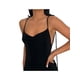 thumbnail image 4 of VISgogo Vestido sin mangas con espalda abierta para mujer, falda larga hasta el suelo con correa de espagueti de color sólido, negro/beige/azul VISgogo  moda, 4 of 6