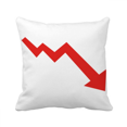 thumbnail image 1 of Stock Securities Bear Market Down Early Warning Throw Pillow Sleeping Sofa Cushion Cover, 1 of 3