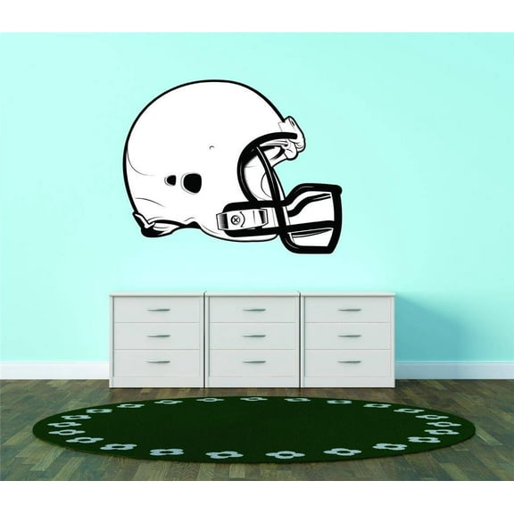 Custom Decals - Prices Reduced Helmet American Football Sports Logo Nfl Vinyl Wall Vinyl Decor 40x40